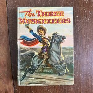 The Three Musketeers VINTAGE‎ 1956 Alexandre Dumas Hard back Children's book